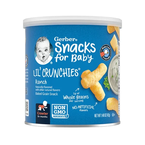 پفک گربر طعم رنچ +8 ماه Gerber