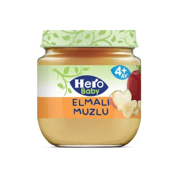 پوره آماده موز و سیب هرو بیبی 125 گرم