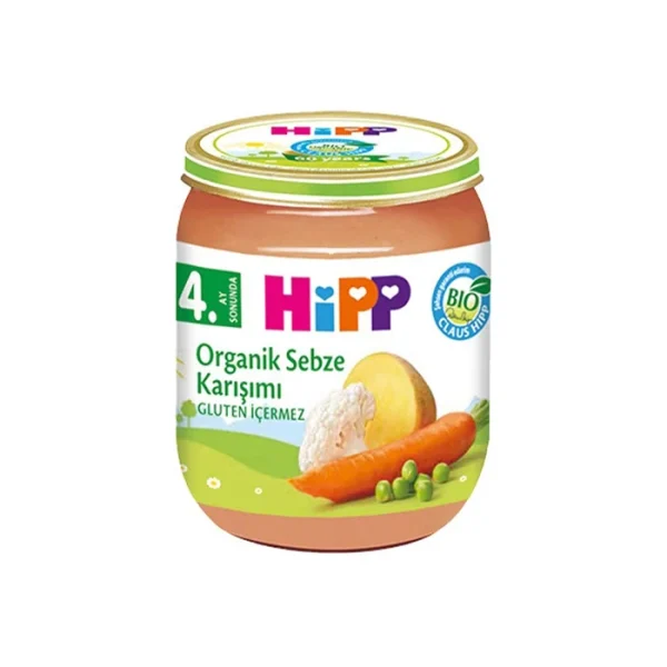 پوره ارگانیک هیپ مخلوط سبزیجات 125 گرم